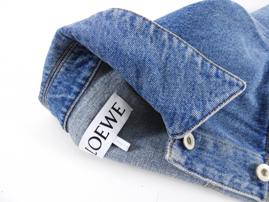 Loewe Blue Denim Anagram Jean Jacket - 38 (S)