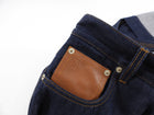Loewe High Rise Cropped Dark Blue Jeans - 36 / 4