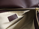 Loewe 2021 Bordeaux Leather Puzzle Shoulder Bag