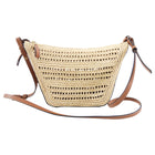 Loewe x Paula's Ibiza Mini Hammock Raffia Straw Crossbody Bag