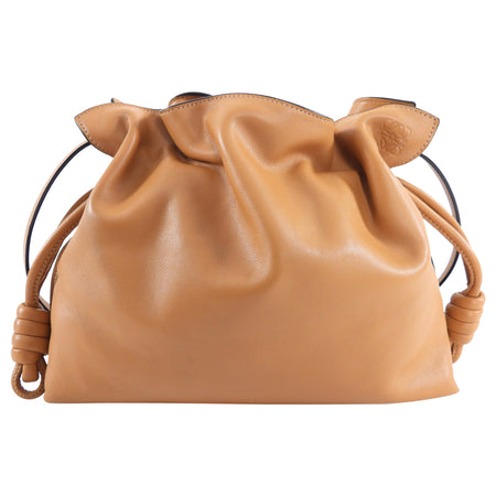 Loewe Tan Leather Medium Flamenco Knot Bag