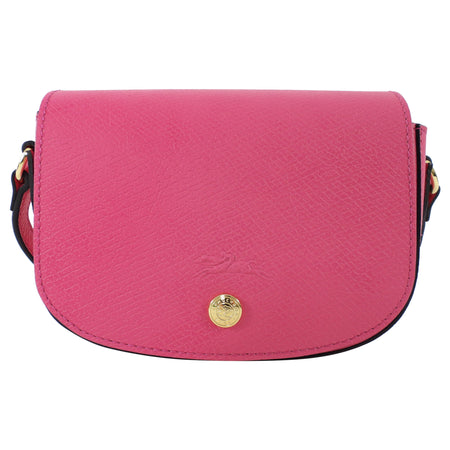 Longchamp Cherry Pink Leather XS Epure Crossbody Bag