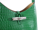 Longchamp XS Roseau Croc-Embossed Shoulder Bag
