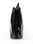 Longchamp Black Patent Leather Tote Bag
