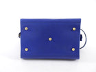 Longchamp Cobalt Blue Le Pliage Heritage Leather Two Way Bag