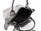 Longchamp Le Pliage Grey Leather Xtra XS Crossbody Bag