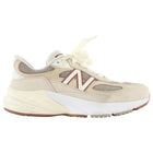 New Balance x Loro Piana 990v6 Raw Cashew Beige Suede Mesh Sneakers - 37.5