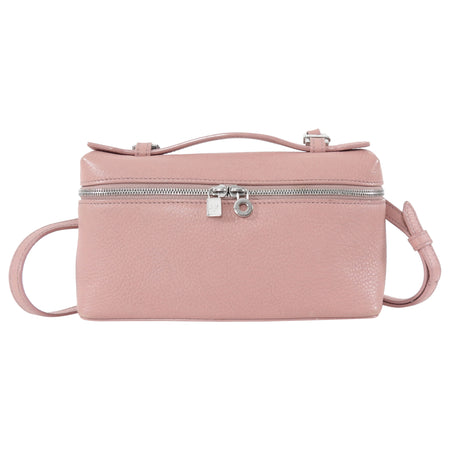 Loro Piana Extra Pocket L19 Pouch Leather Bag Pink