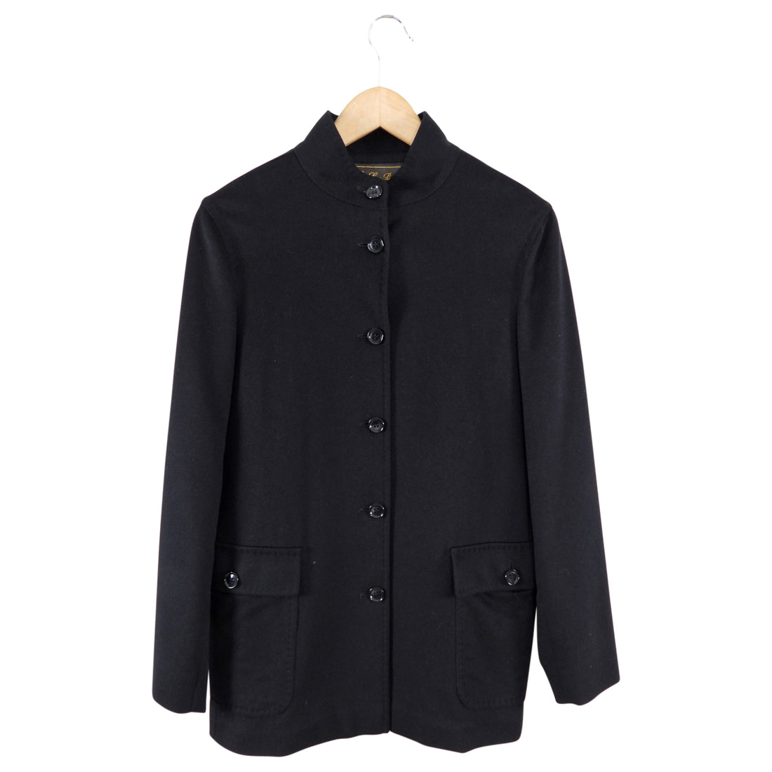 Loro Piana Black Double Faced Cashmere Jacket - IT40 / 4