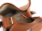 Loro Piana Tan Leather Large Bale Bucket Shoulder Bag