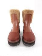 Loro Piana Brown Shearling Regent Duck Boot - 37