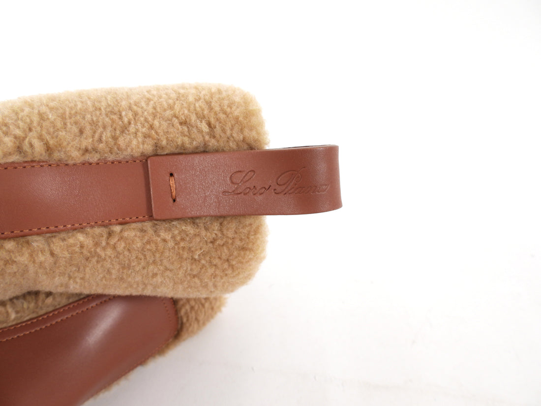 Loro Piana Brown Shearling Regent Duck Boot - 37
