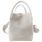 Loro Piana Small Bale Bag Grained Dust Stone Leather