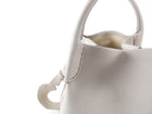 Loro Piana Small Bale Bag Grained Dust Stone Leather