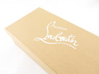 Christian Louboutin Black Flat Stud Rubber Thong Flip Flops - 37