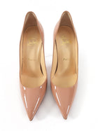 Christian Louboutin Nude Patent Leather So Kate 100 Pumps - 36