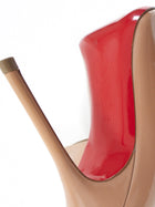 Christian Louboutin Nude Patent Leather So Kate 100 Pumps - 36