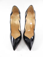 Christian Louboutin Black Patent Olavague 115 Pumps - 35.5