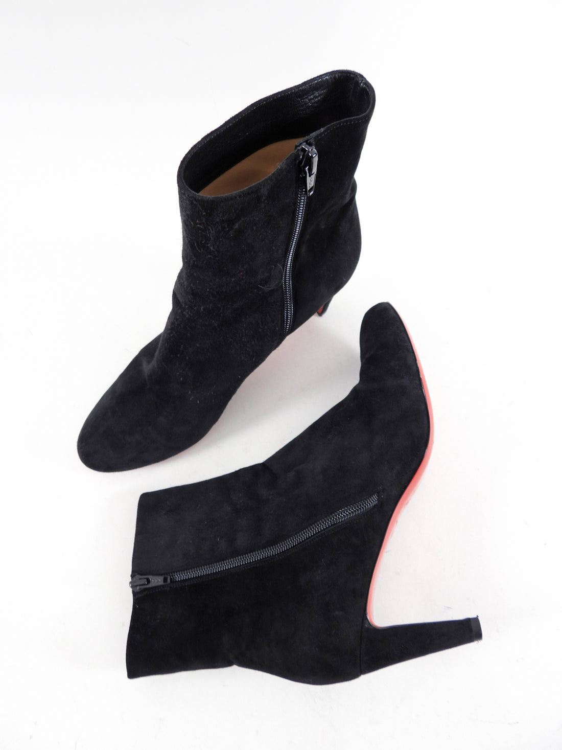 Christian Louboutin Black Suede Ankle Boot - 40