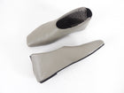 Lou Lou de Saison Grey Leather Shearling Rachel Slip on Loafers - 37