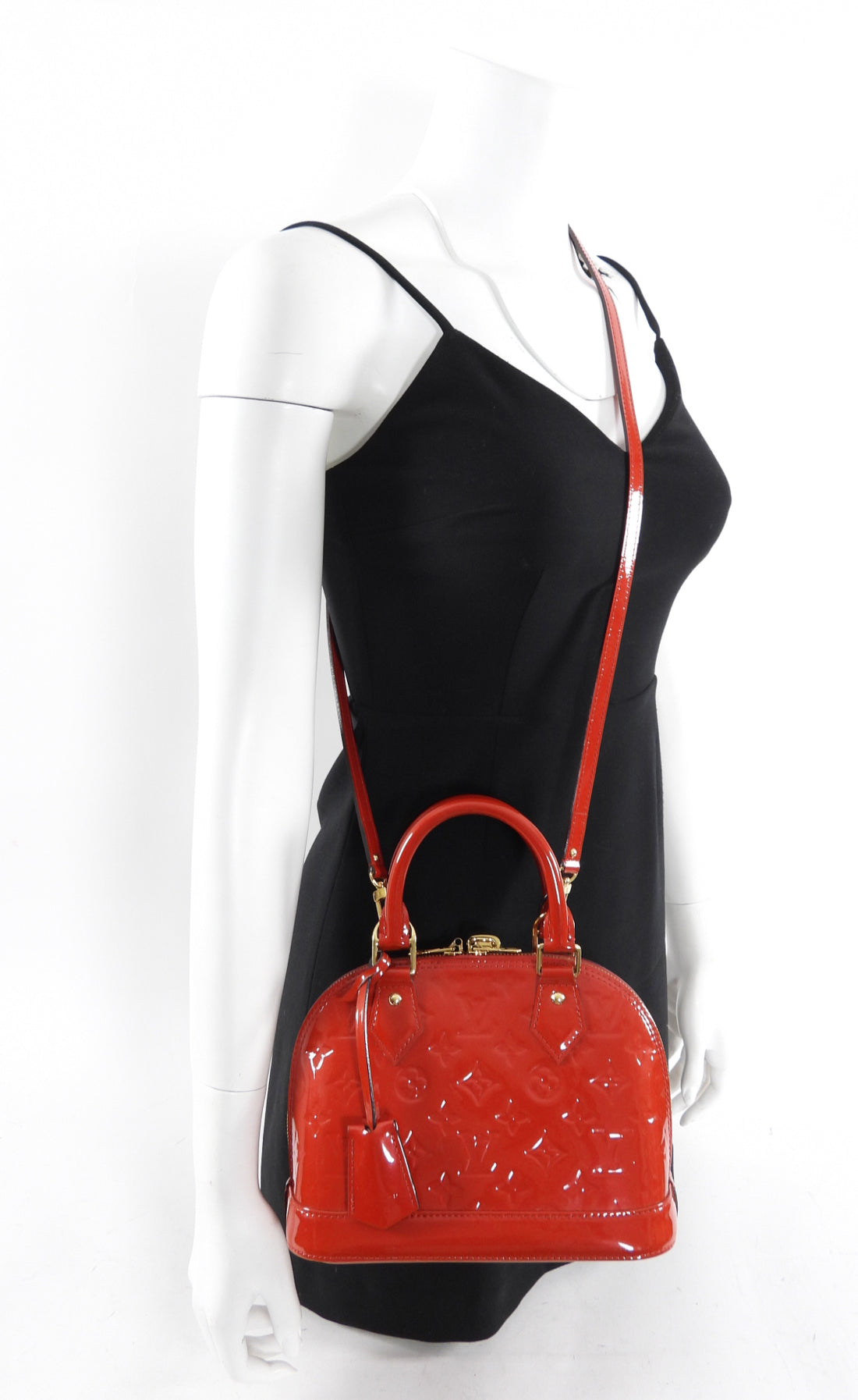 Louis Vuitton Alma BB Vernis Red Mini Bag