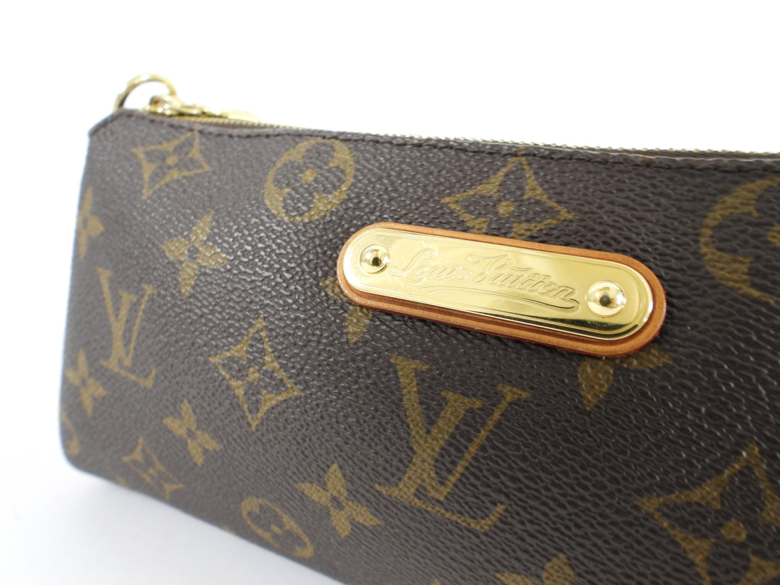Louis Vuitton Monogram Coated Canvas Eva Chain Clutch