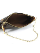 Louis Vuitton Monogram Coated Canvas Eva Chain Clutch