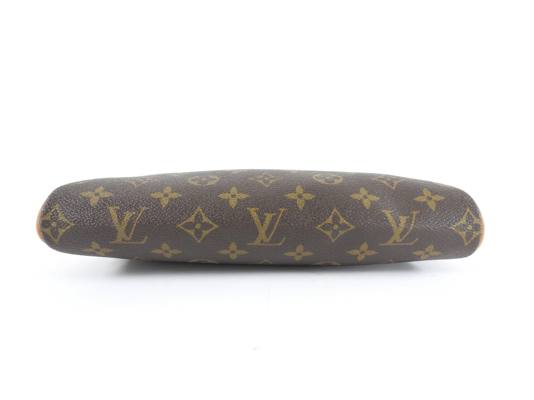 Louis Vuitton Monogram Coated Canvas Eva Chain Clutch