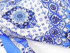 Louis Vuitton Blue and White Silk Bandana Print Button Down Shirt - 36