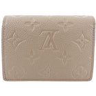 Louis Vuitton Taupe Empreinte Leather Compact Portefeuille Clea Wallet