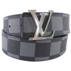 Louis Vuitton Large Damier Black and Grey Initiales Belt - 85 / 34
