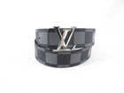 Louis Vuitton Large Damier Black and Grey Initiales Belt - 85 / 34