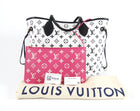 Louis Vuitton Empreinte Spring In The City Neverfull MM Black White Pink