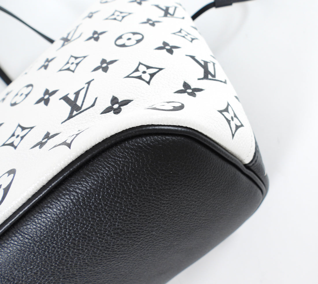 Louis Vuitton Empreinte Spring In The City Neverfull MM Black White Pink