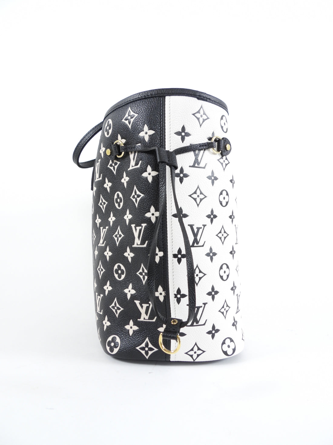 Louis Vuitton Empreinte Spring In The City Neverfull MM Black White Pink