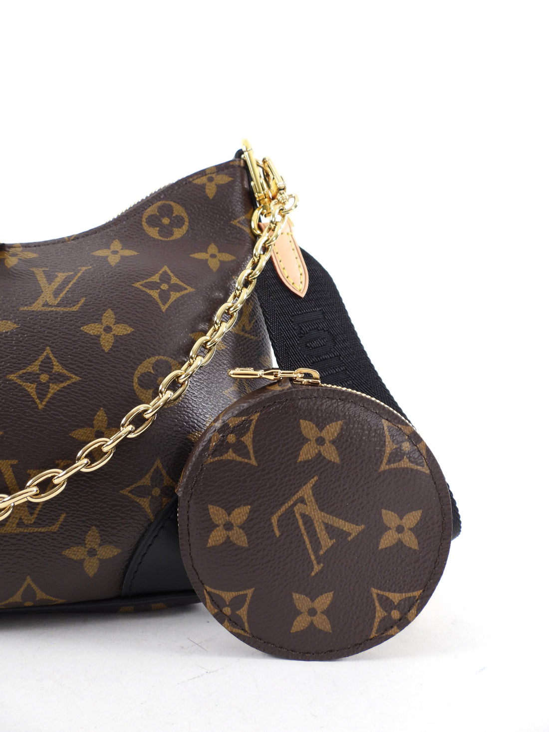 Louis Vuitton Monogram Boulogne Two Way Bag with Bandouliere Coin Strap