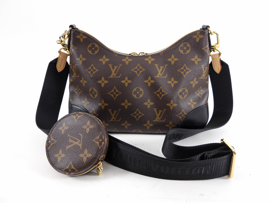 Louis Vuitton Monogram Boulogne Two Way Bag with Bandouliere Coin Strap