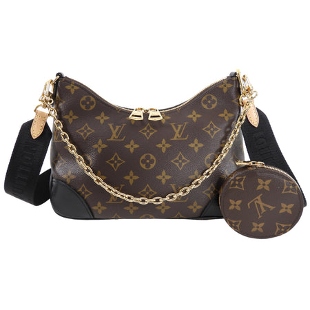 Louis Vuitton Monogram Boulogne Two Way Bag with Bandouliere Coin Strap