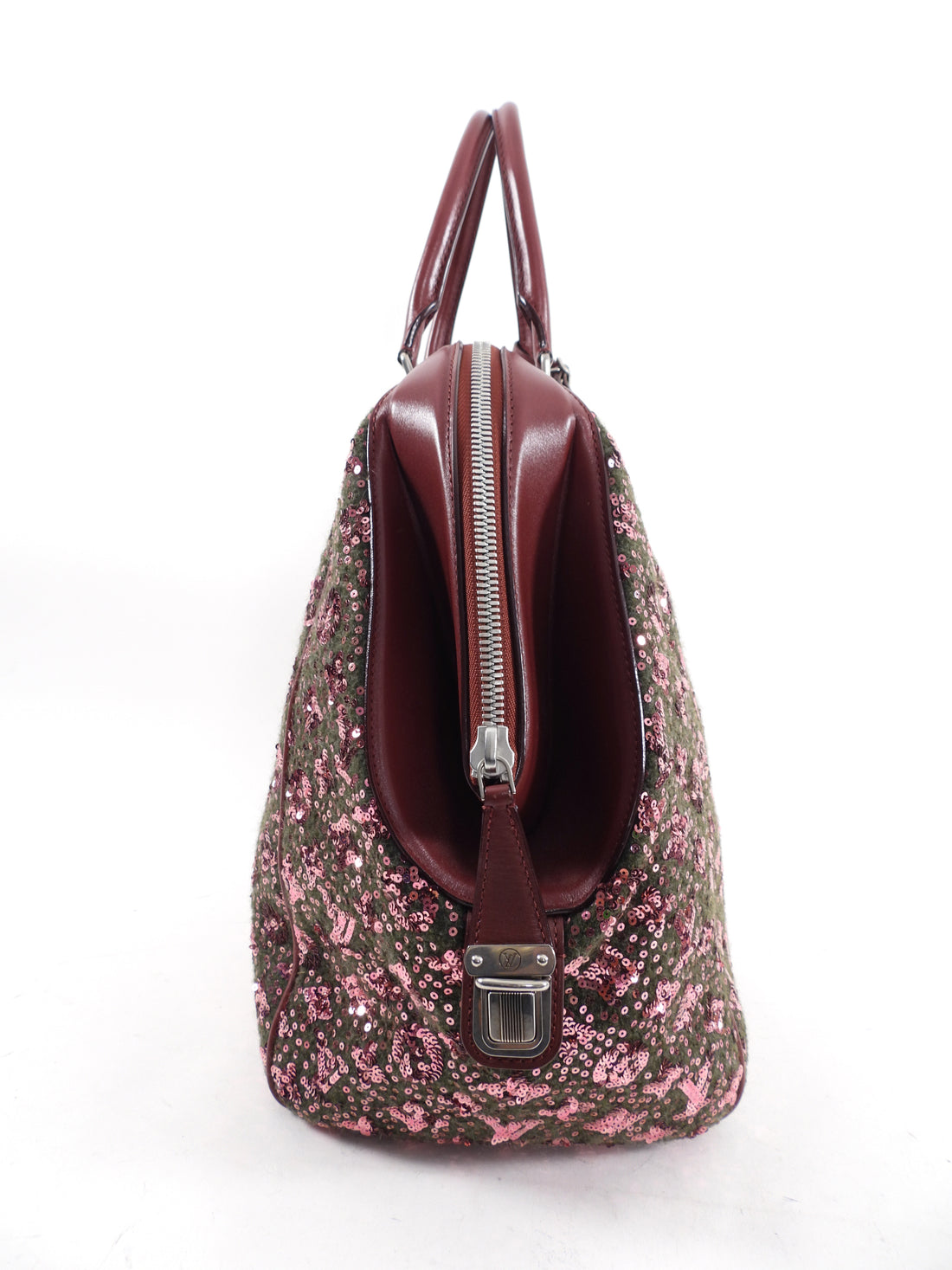 Louis Vuitton AW 20212 Limited Edition Burgundy Sequin Bag