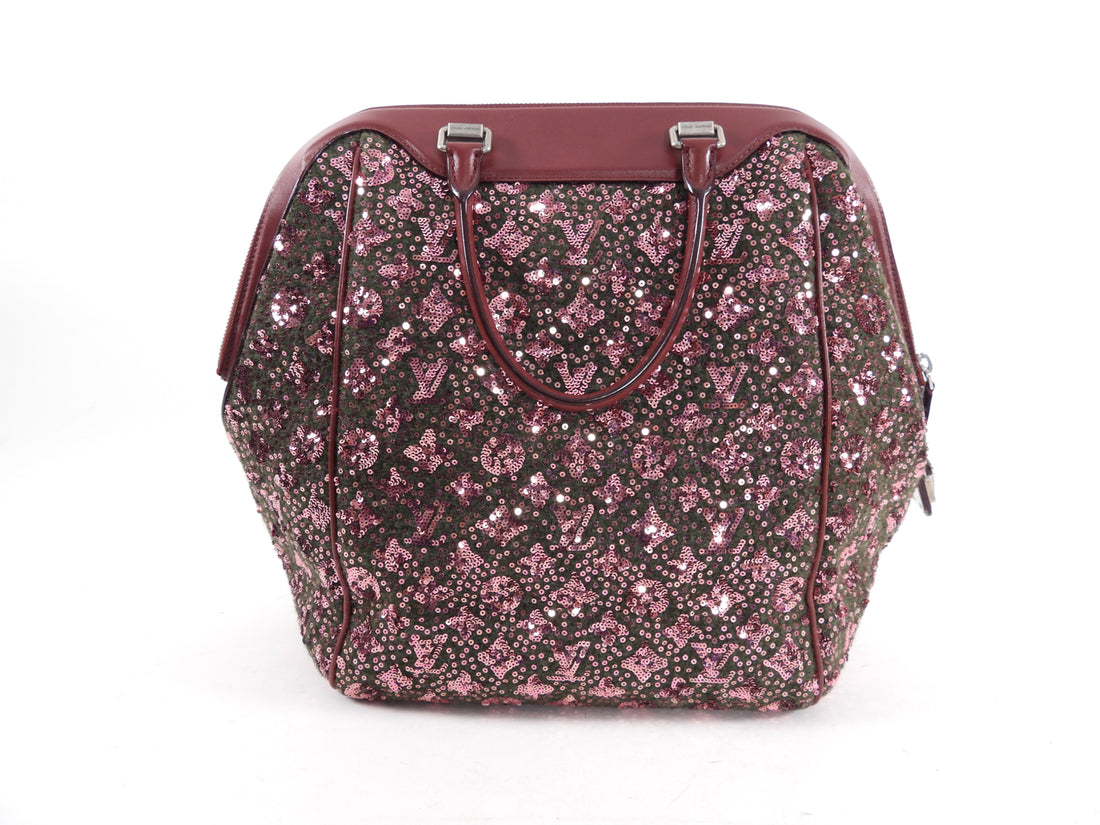 Louis Vuitton AW 20212 Limited Edition Burgundy Sequin Bag