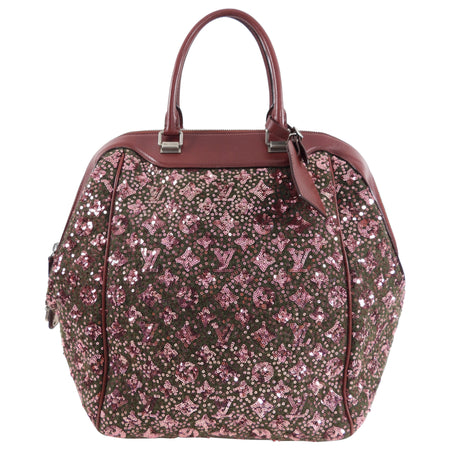 Louis Vuitton AW 20212 Limited Edition Burgundy Sequin Bag