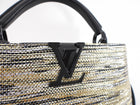 Louis Vuitton Capucines BB Limited Edition Gold Black Brocade Broderies Bag