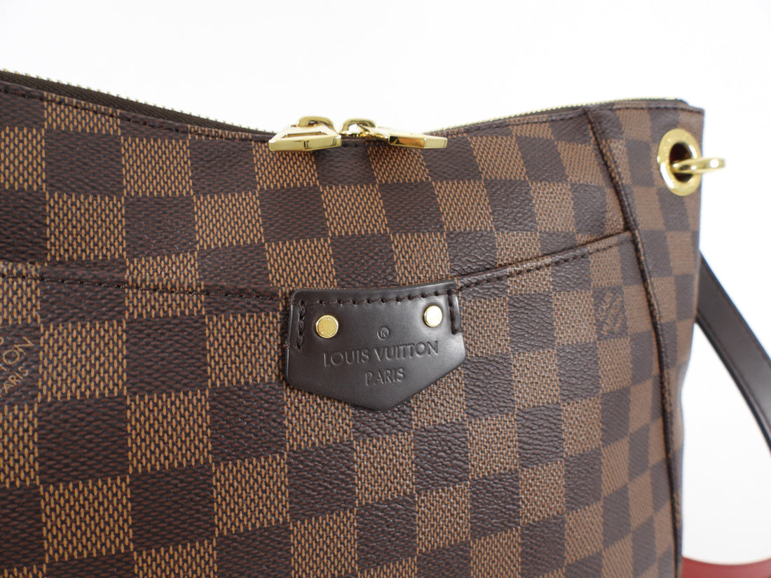Louis Vuitton Damier Ebene Coated Canvas Southbank Crossbody Messenger Bag