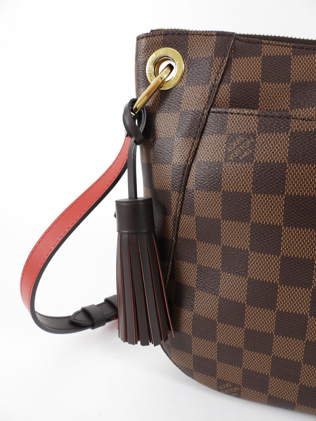 Louis Vuitton Damier Ebene Coated Canvas Southbank Crossbody Messenger Bag