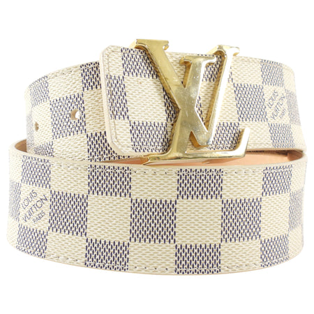Louis Vuitton Damier Azur 40mm Initiales Belt - 80/32