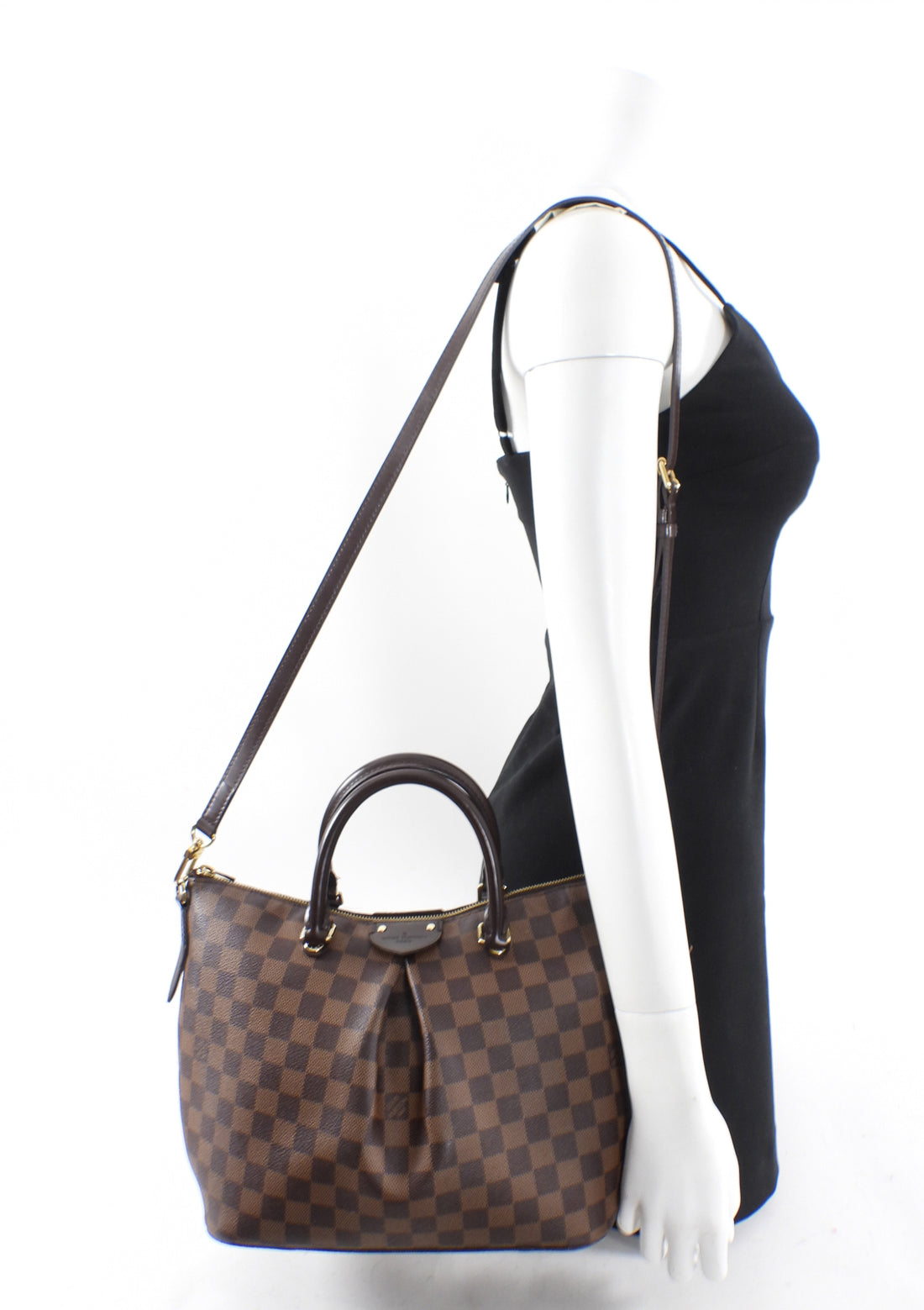 Louis Vuitton Damier Ebene Sienna MM Two Way Bag