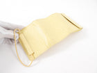 Louis Vuitton Light Yellow Epi Elastique Compact Wallet