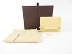 Louis Vuitton Light Yellow Epi Elastique Compact Wallet