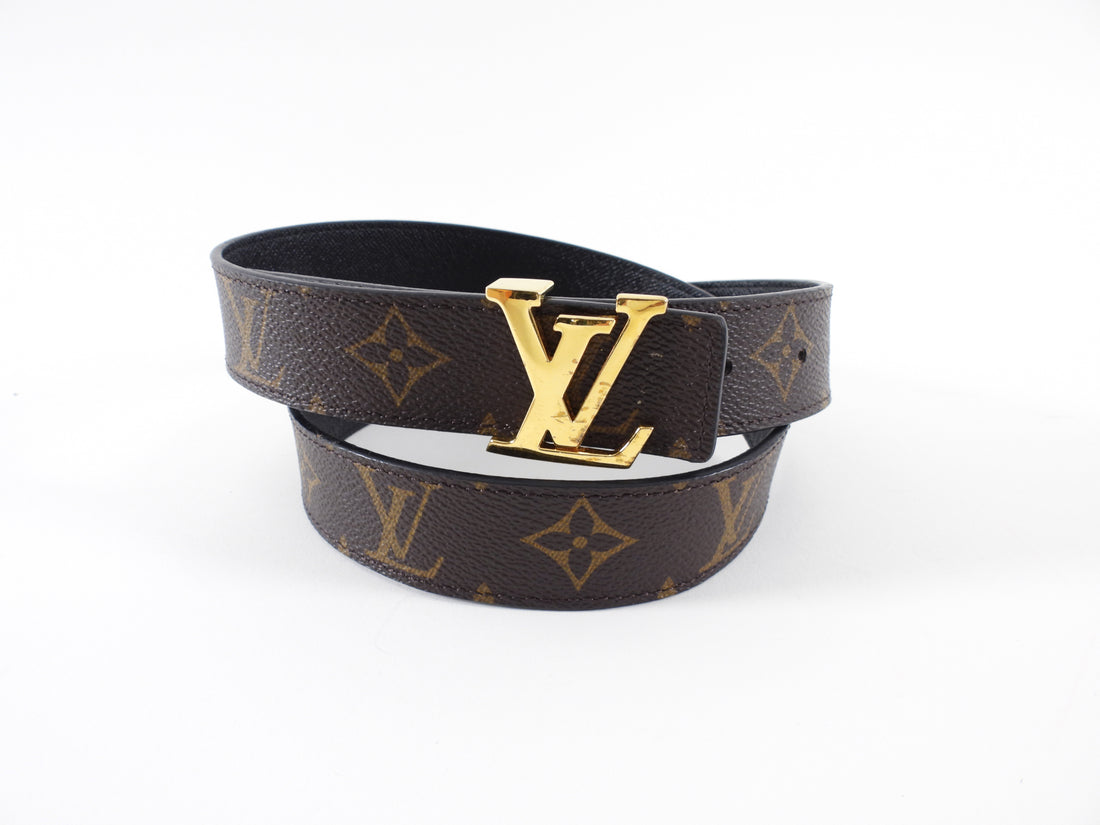 Louis Vuitton Monogram Canvas Reversible Initiales 30mm Belt - 24-35"