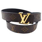 Louis Vuitton Monogram Canvas Reversible Initiales 30mm Belt - 24-35